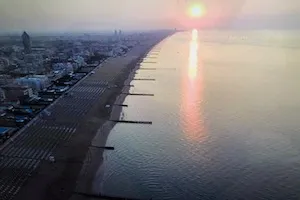 Vista dall'alto di Jesolo